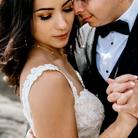 Dakota Choker Lariat Necklace - Amy O. Bridal