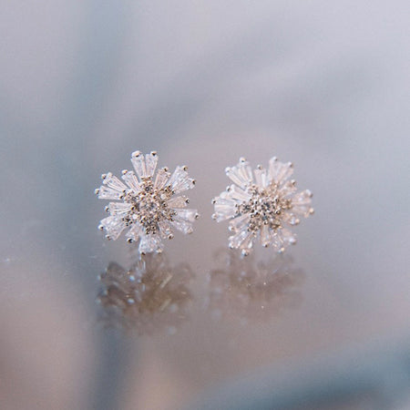 Star Crystal Stud Earrings