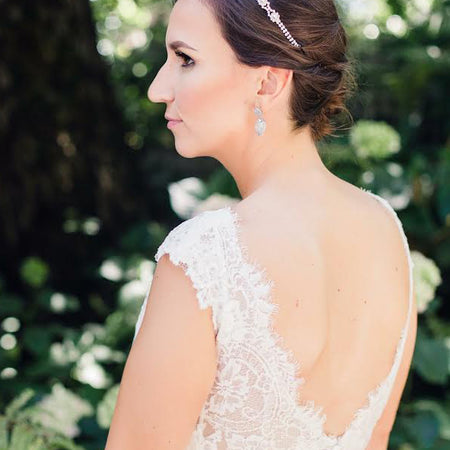 Eden Pearl & Crystal Headband - Amy O. Bridal