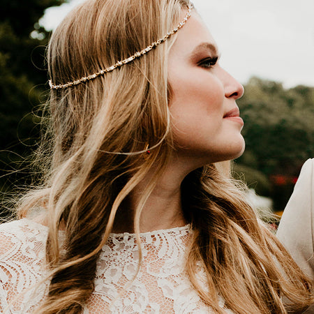 Cleo Crystal Headpiece - Amy O. Bridal