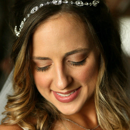 Jules Swarovski Headband with Ribbon