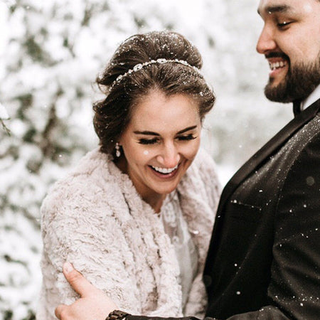 Jules Swarovski Crystal Halo Wreath - Amy O. Bridal