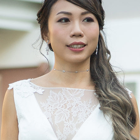 Sienna Petite Crystal Choker - Amy O. Bridal