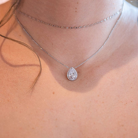 Margaux Petite Back Pendant Necklace