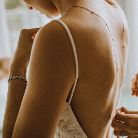 Dakota Y Lariat Backdrop Necklace - Amy O. Bridal