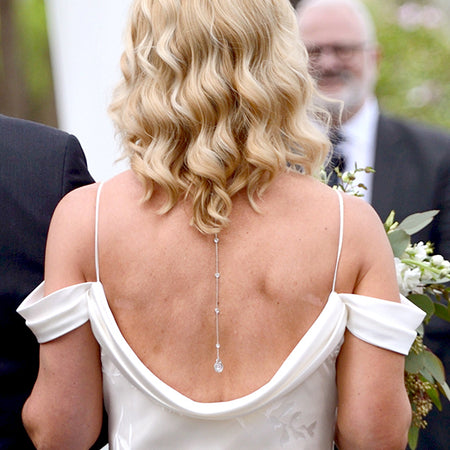 Sophia Back Pendant Necklace